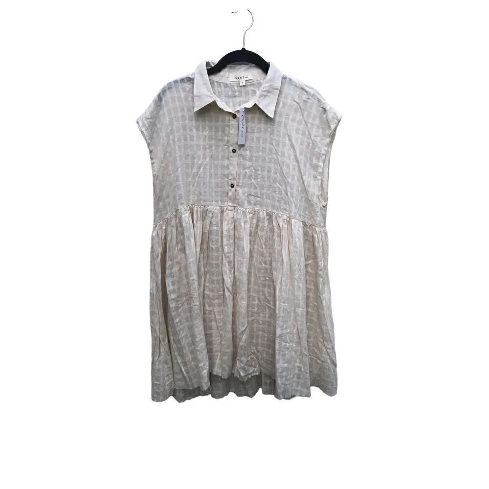 CIEL USA Size Small (S) Ivory NWT Dress or Coverup